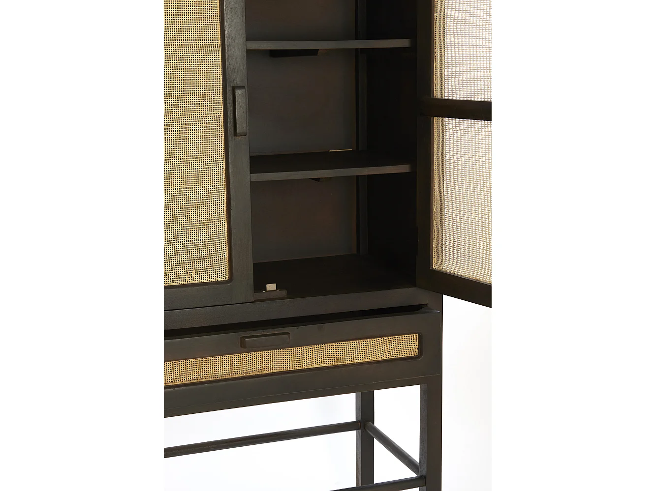 Armoire NIPOS - 90x45x160cm - Marron