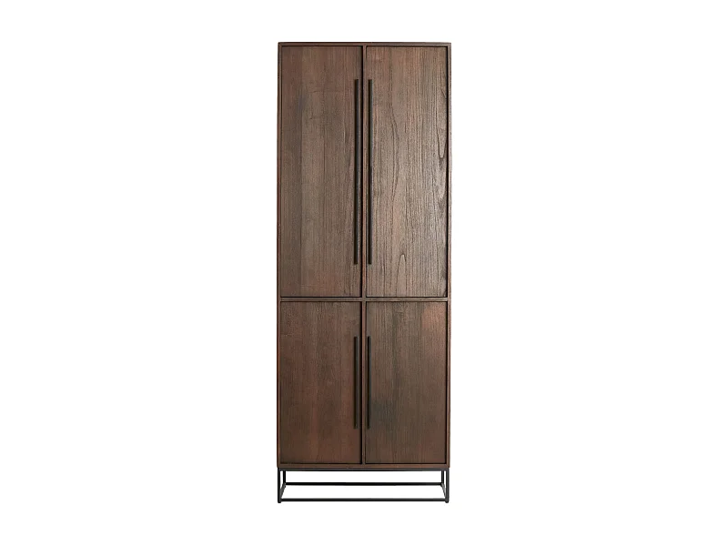 Schrank LILIAN - 75x40x200cm - Braun