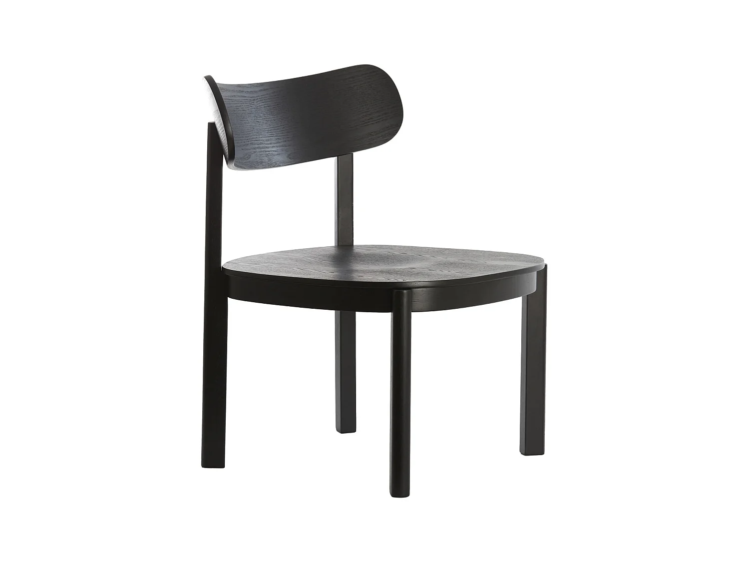 Chaise JABUGO - Ø59,5x77cm - Noir