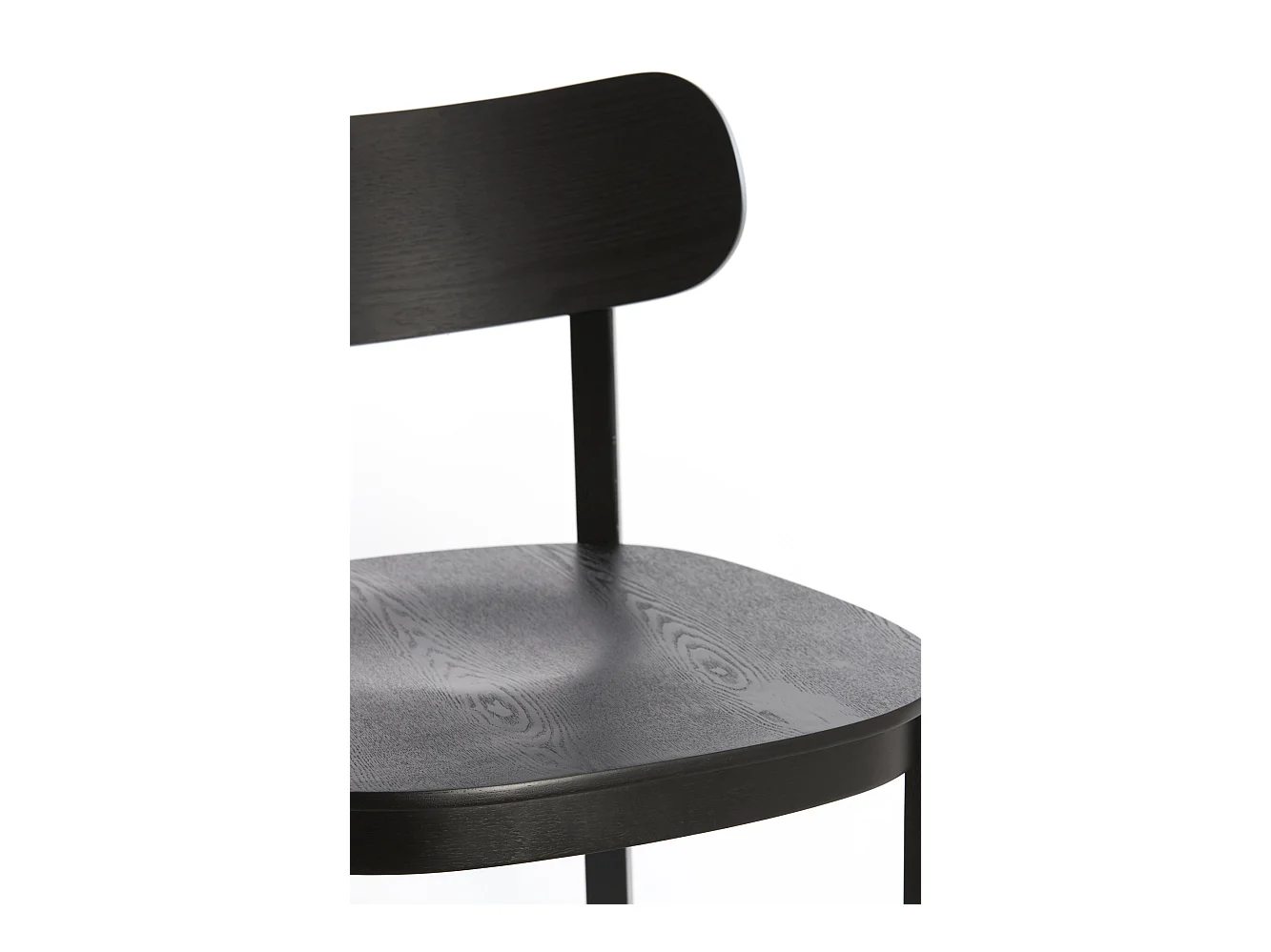 Chaise JABUGO - Ø59,5x77cm - Noir