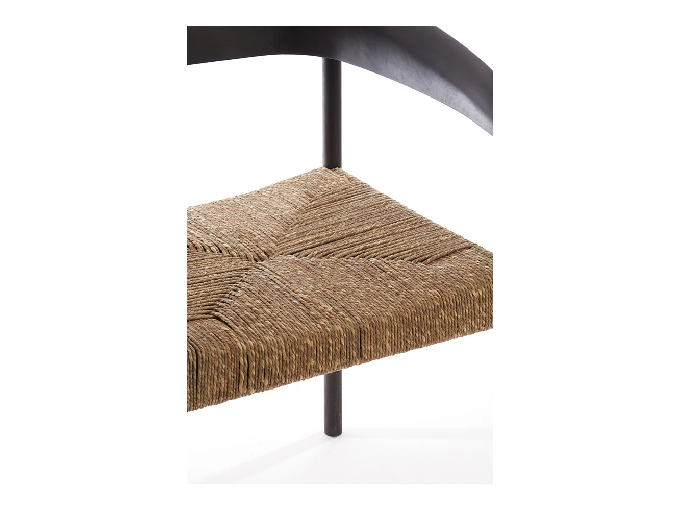 Chaise DELMAR - 60,5x57x76,5cm - Marron