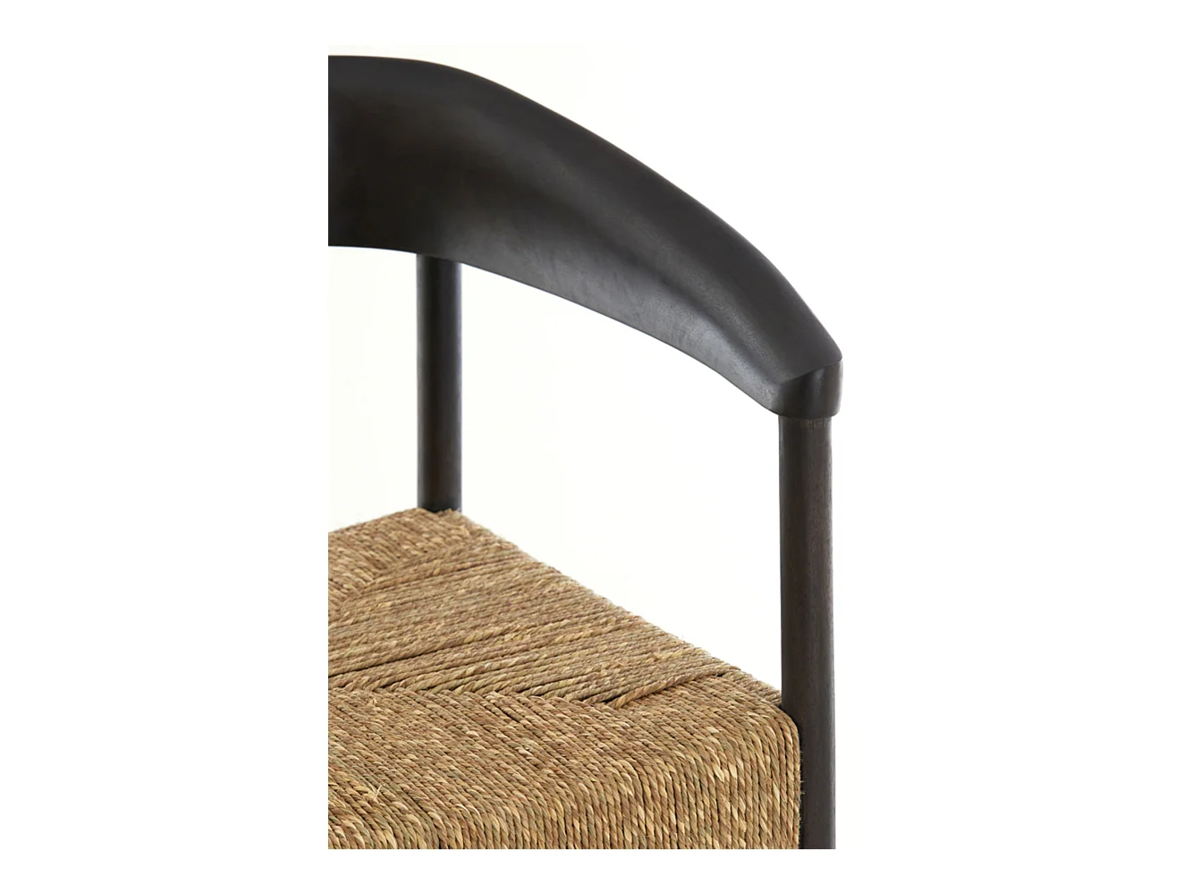 Chaise DELMAR - 60,5x57x76,5cm - Marron