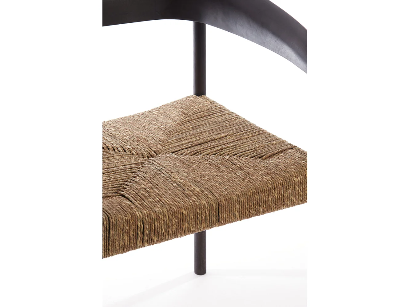 Chaise DELMAR - 60,5x57x76,5cm - Marron