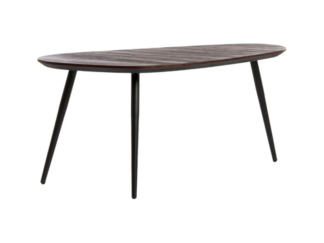 Table basse VIEJO - 84x39x39cm - Marron - Lot de 2
