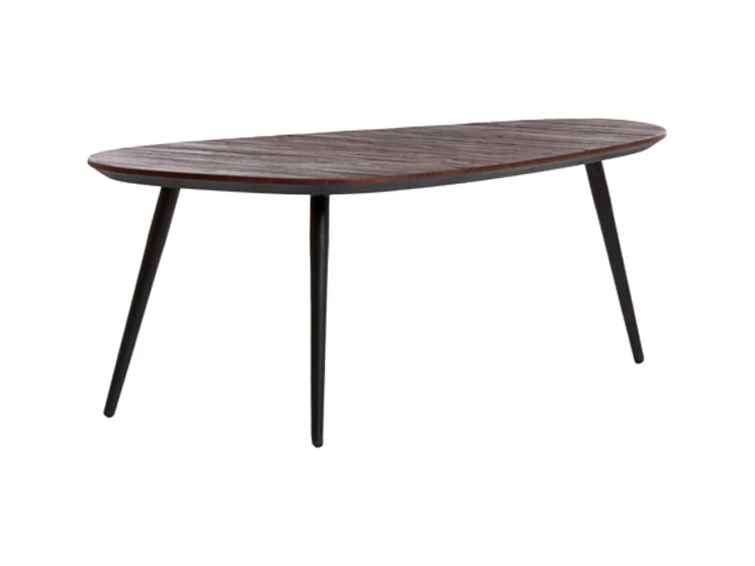 Table basse VIEJO - 84x39x39cm - Marron - Lot de 2