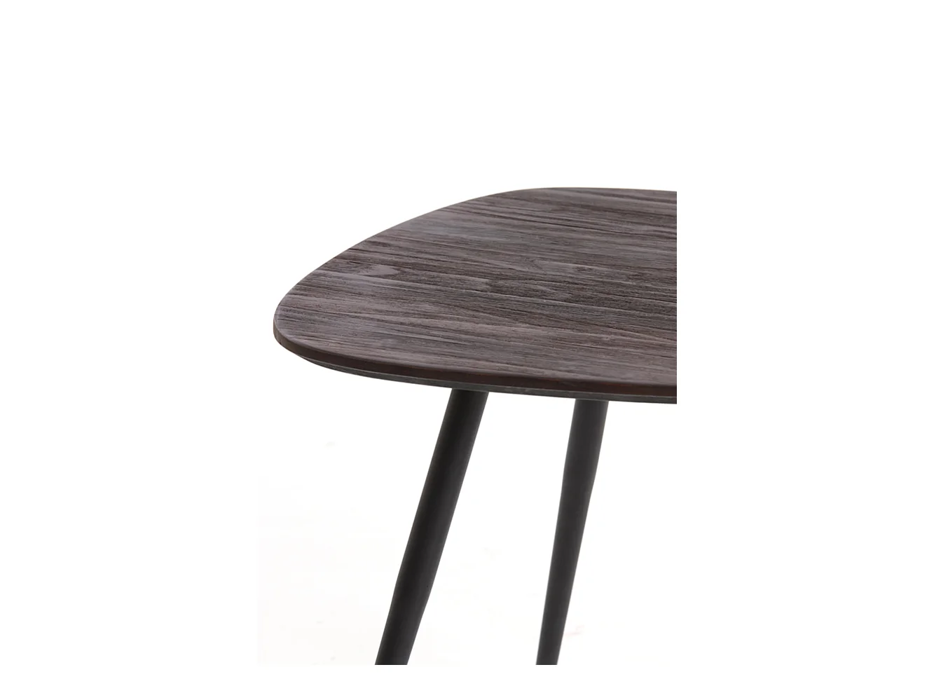 Table basse VIEJO - 84x39x39cm - Marron - Lot de 2