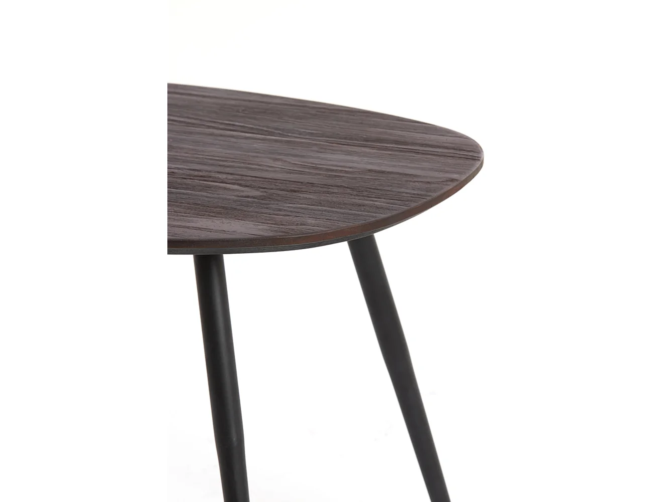 Table basse VIEJO - 84x39x39cm - Marron - Lot de 2