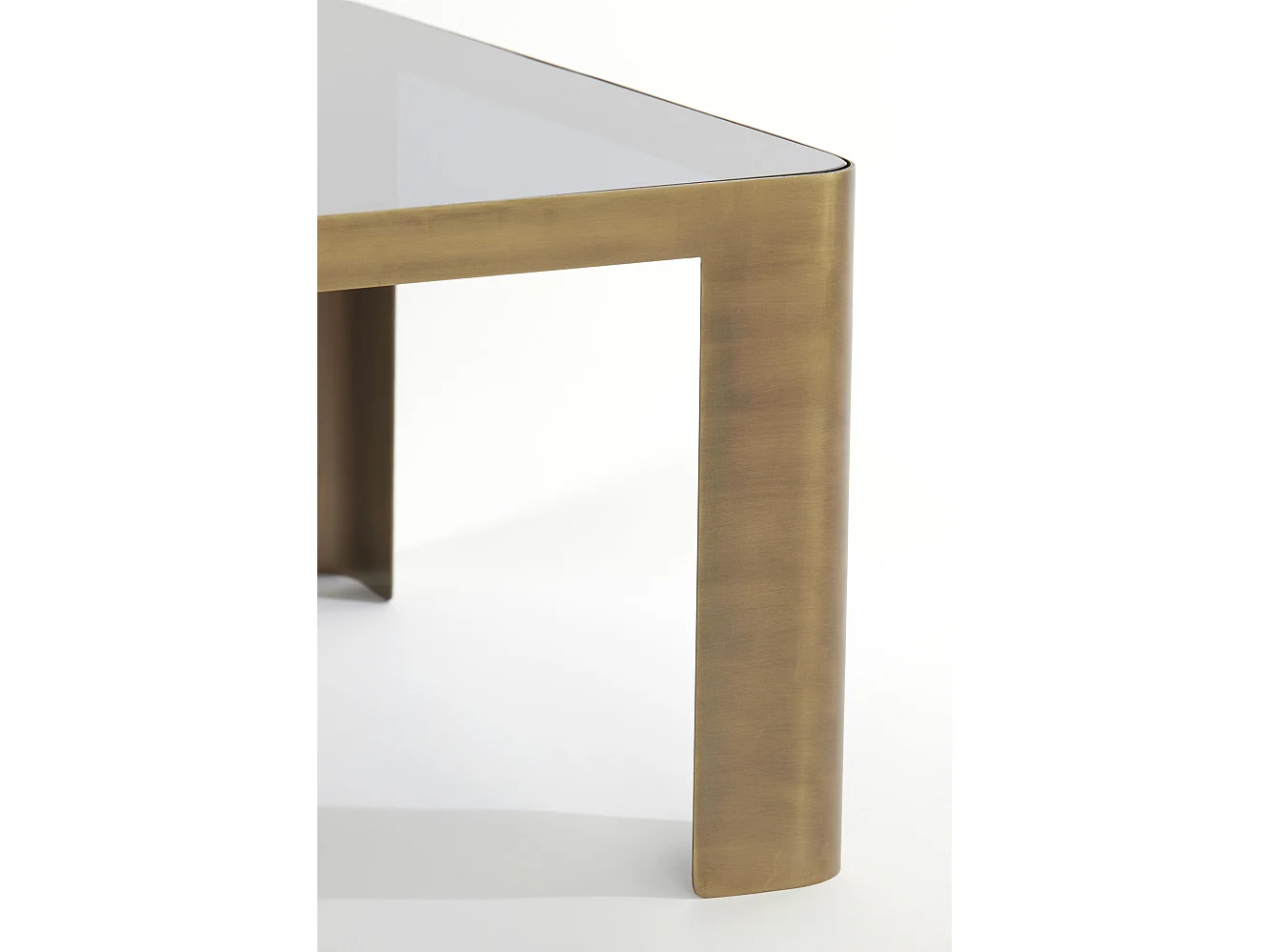Couchtisch OXE - Ø75x40cm - Bronze - 2er-Set