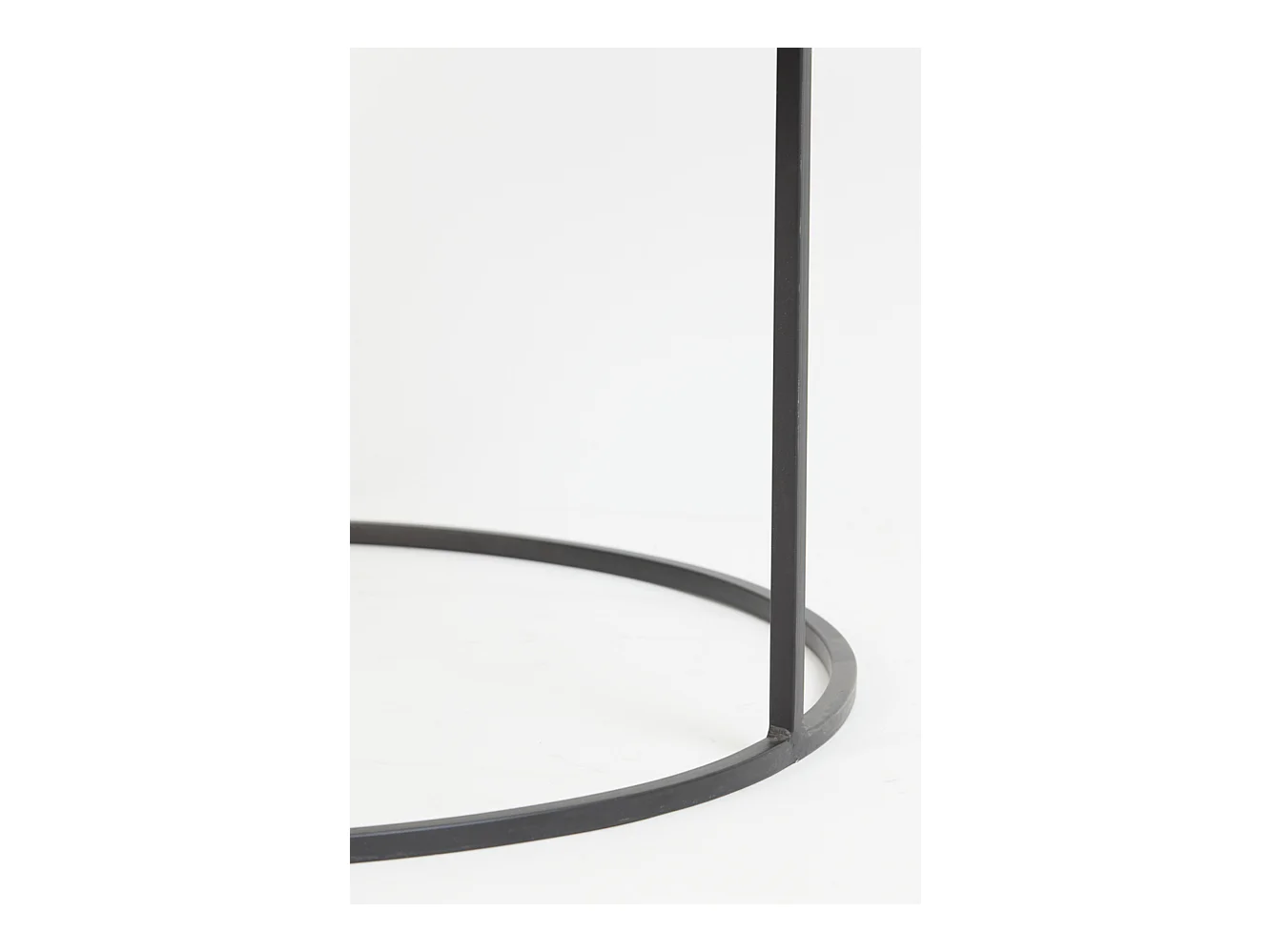 Table basse THIZAS - Ø75x41cm - Argent - Lot de 2