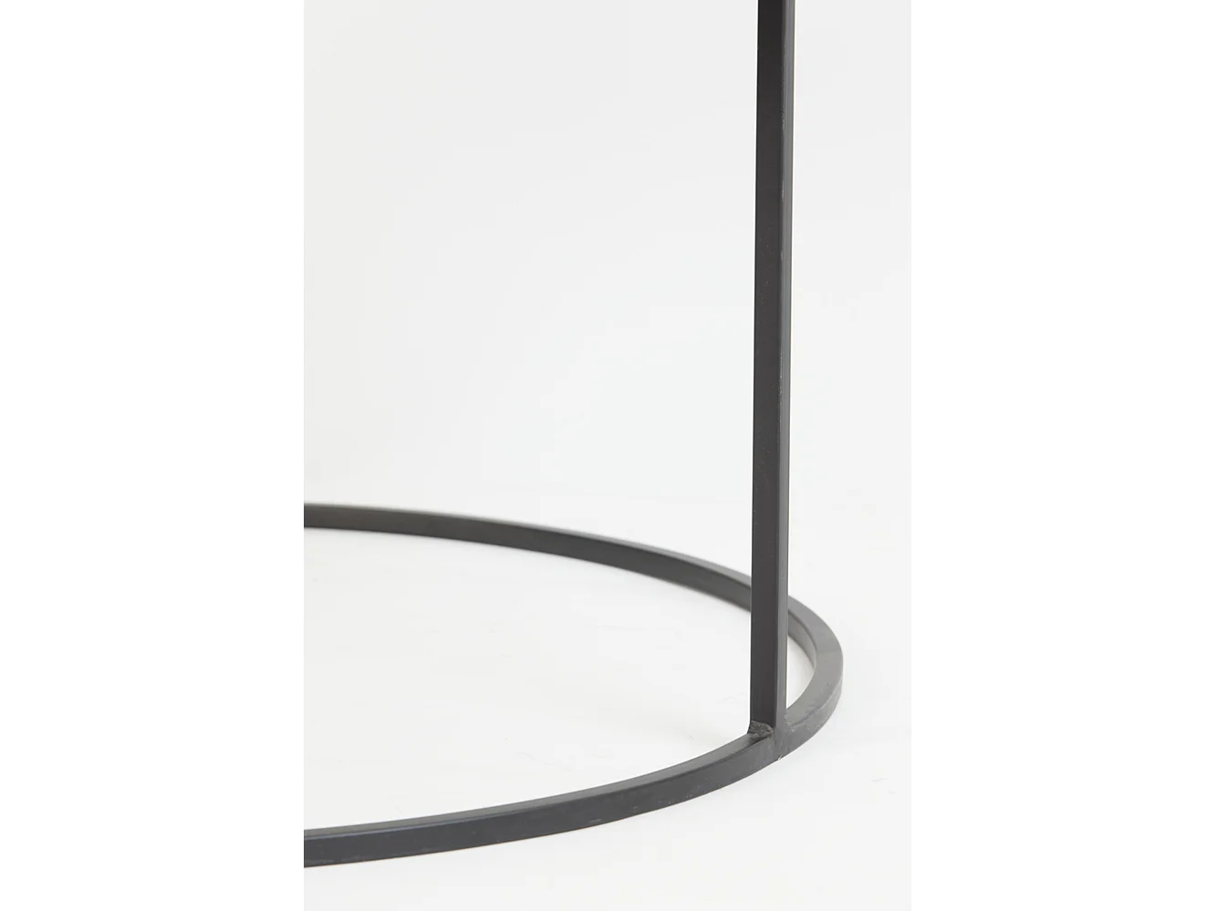 Table basse THIZAS - Ø75x41cm - Argent - Lot de 2