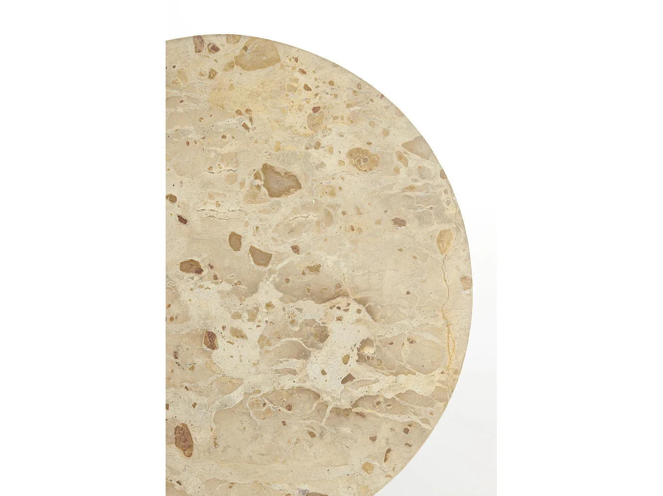 Table d'appoint ZECA - Ø48x53cm - Gris - Lot de 2