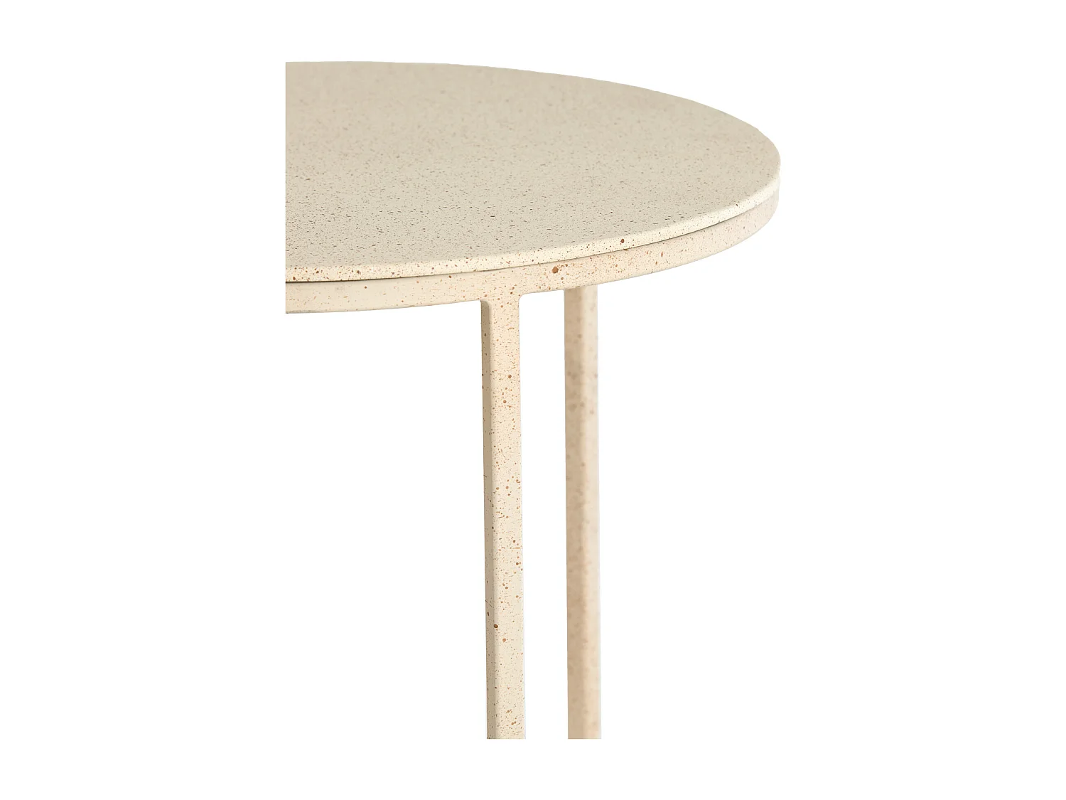 Table basse SADAR - Ø75x42cm - Marron - Lot de 2