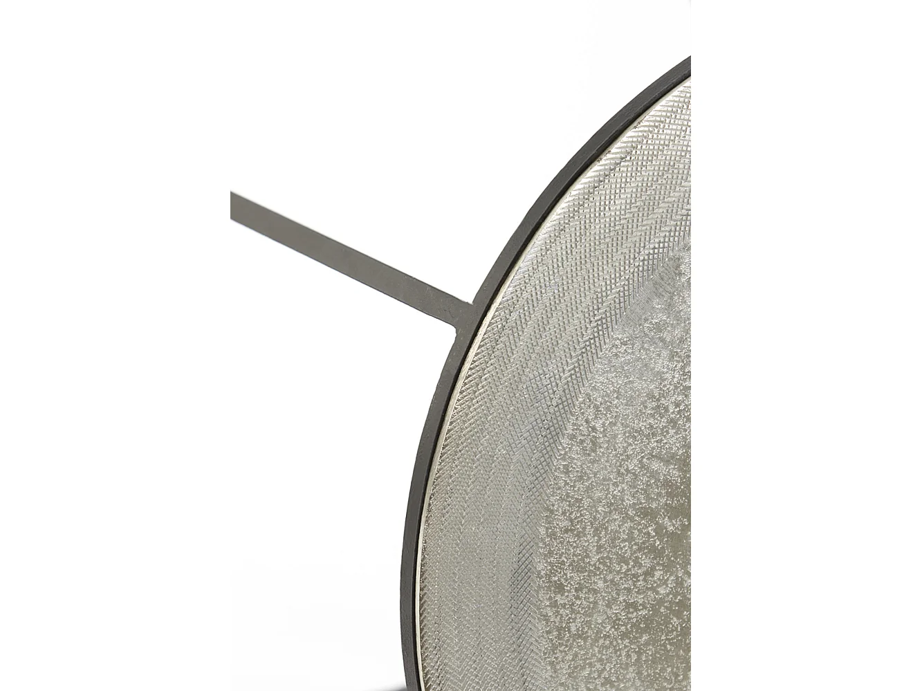 Table d'appoint TALCA - Ø49x52cm - Argent - Lot de 2