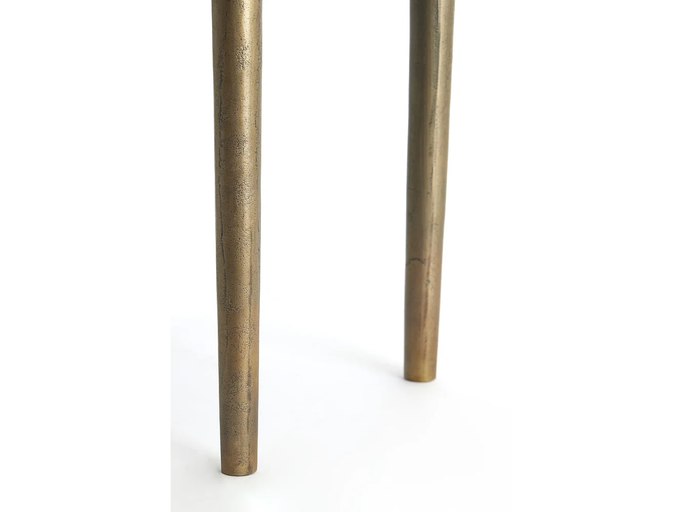 Table d'appoint LAPAZ - Ø40x52cm - Bronze - Lot de 2