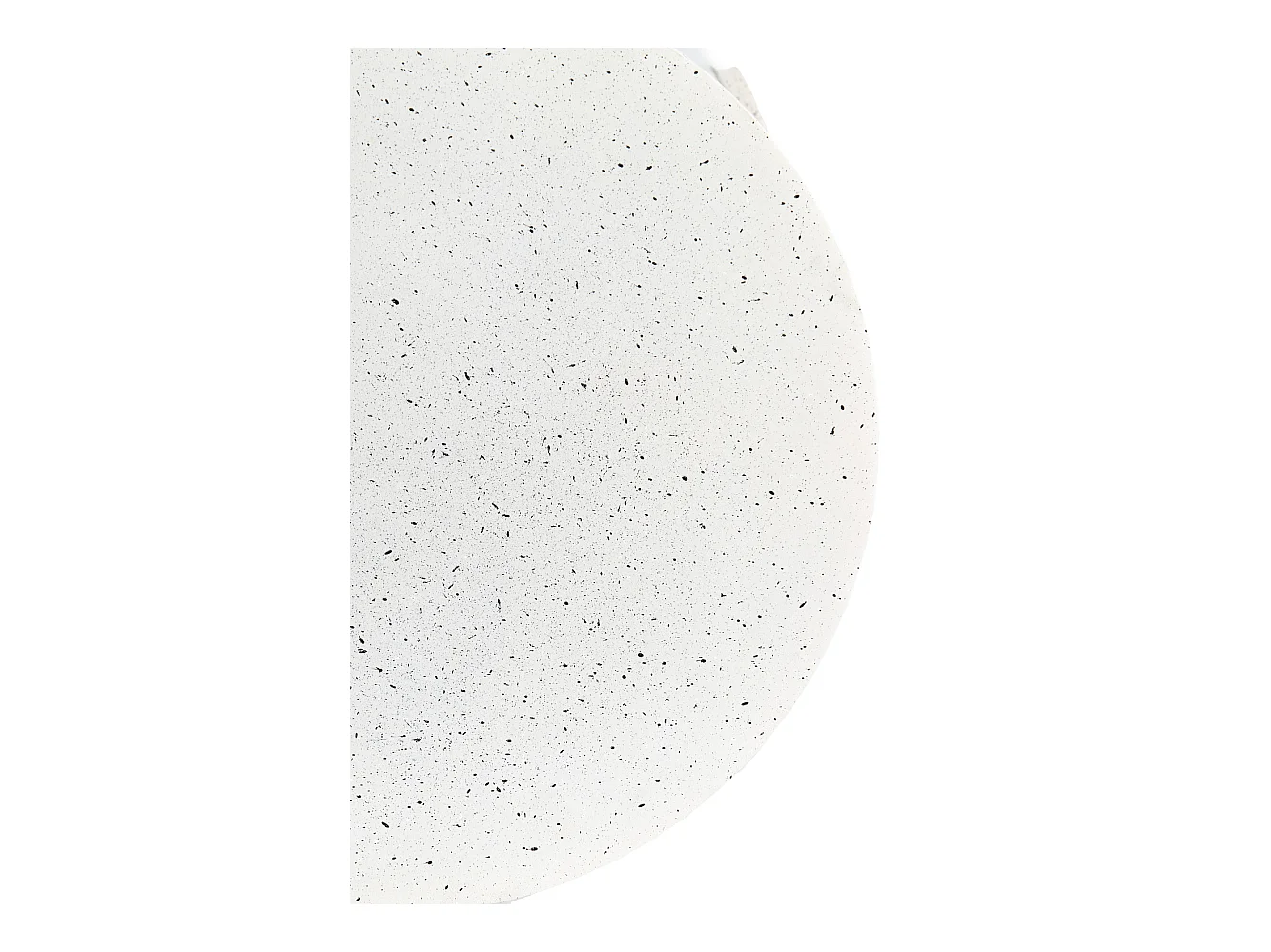 Table d'appoint SADAR - Ø52x46cm - Blanc - Lot de 2