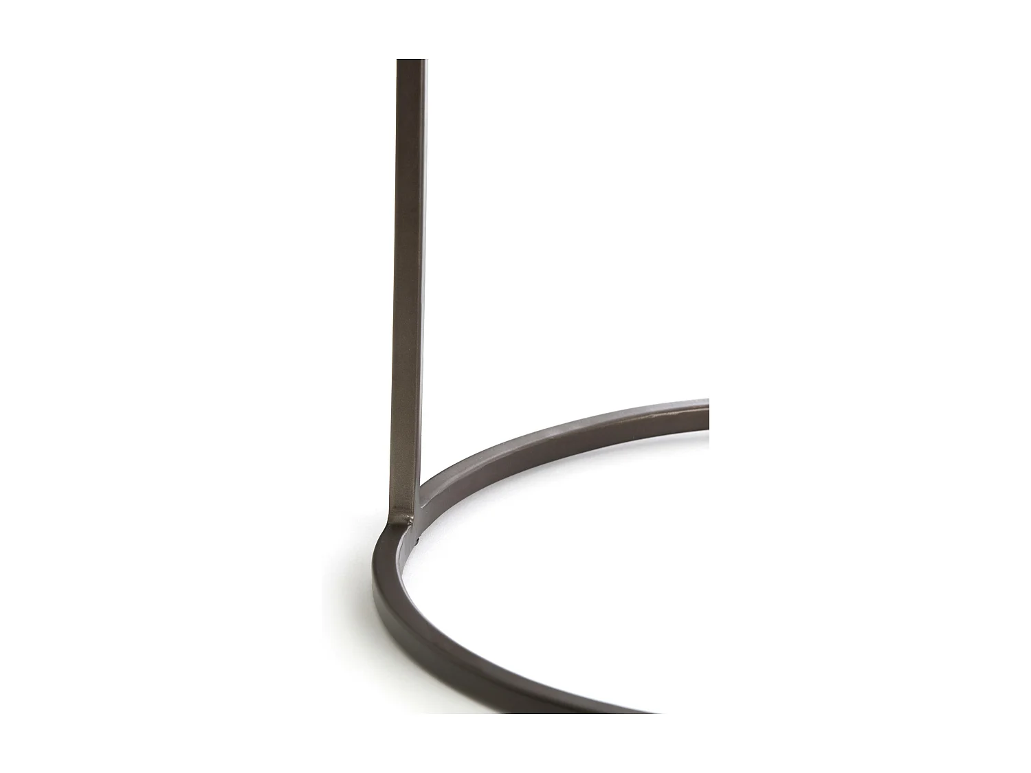 Table d'appoint TALCA - Ø49x52cm - Marron - Lot de 2