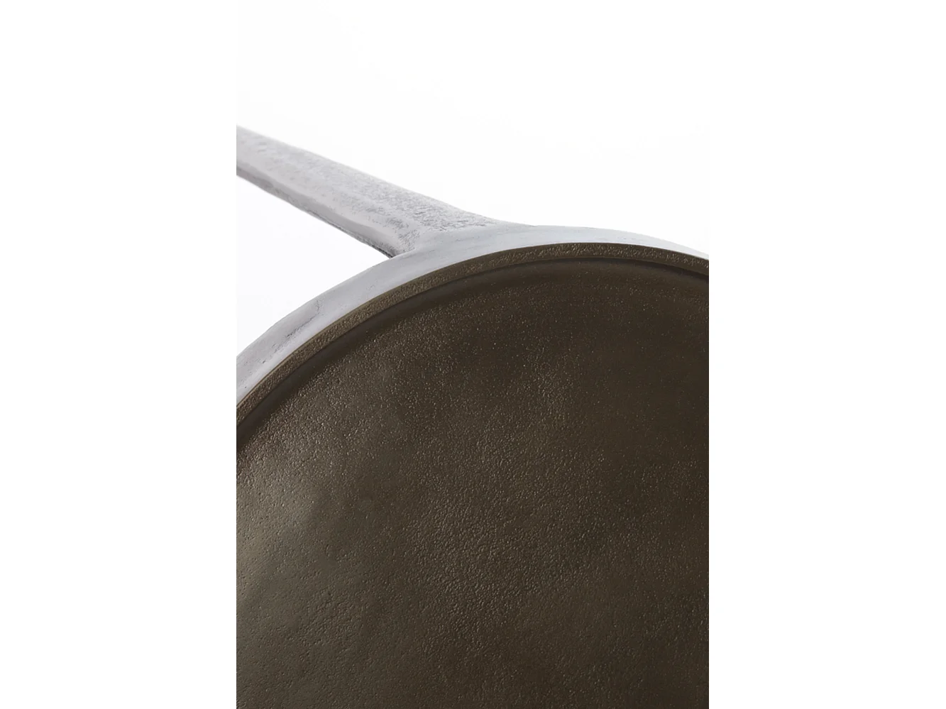 Table d'appoint TOBIAS - Ø43x45,5cm - Marron - Lot de 2