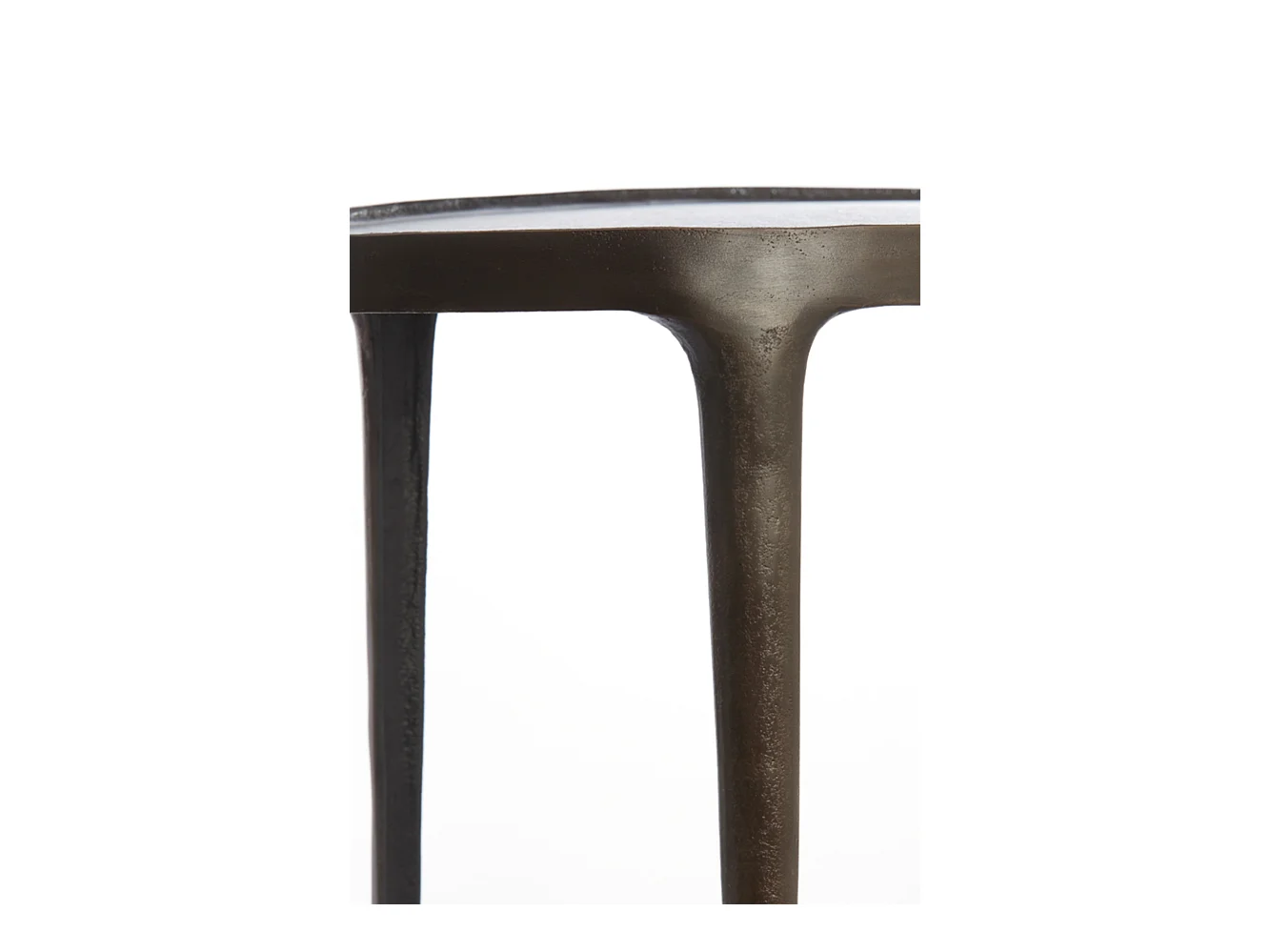 Table d'appoint ARICA - 70x33x53cm - Marron - Lot de 2