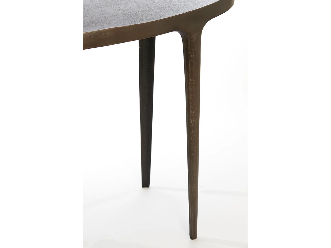 Table d'appoint ARICA - 70x33x53cm - Marron - Lot de 2