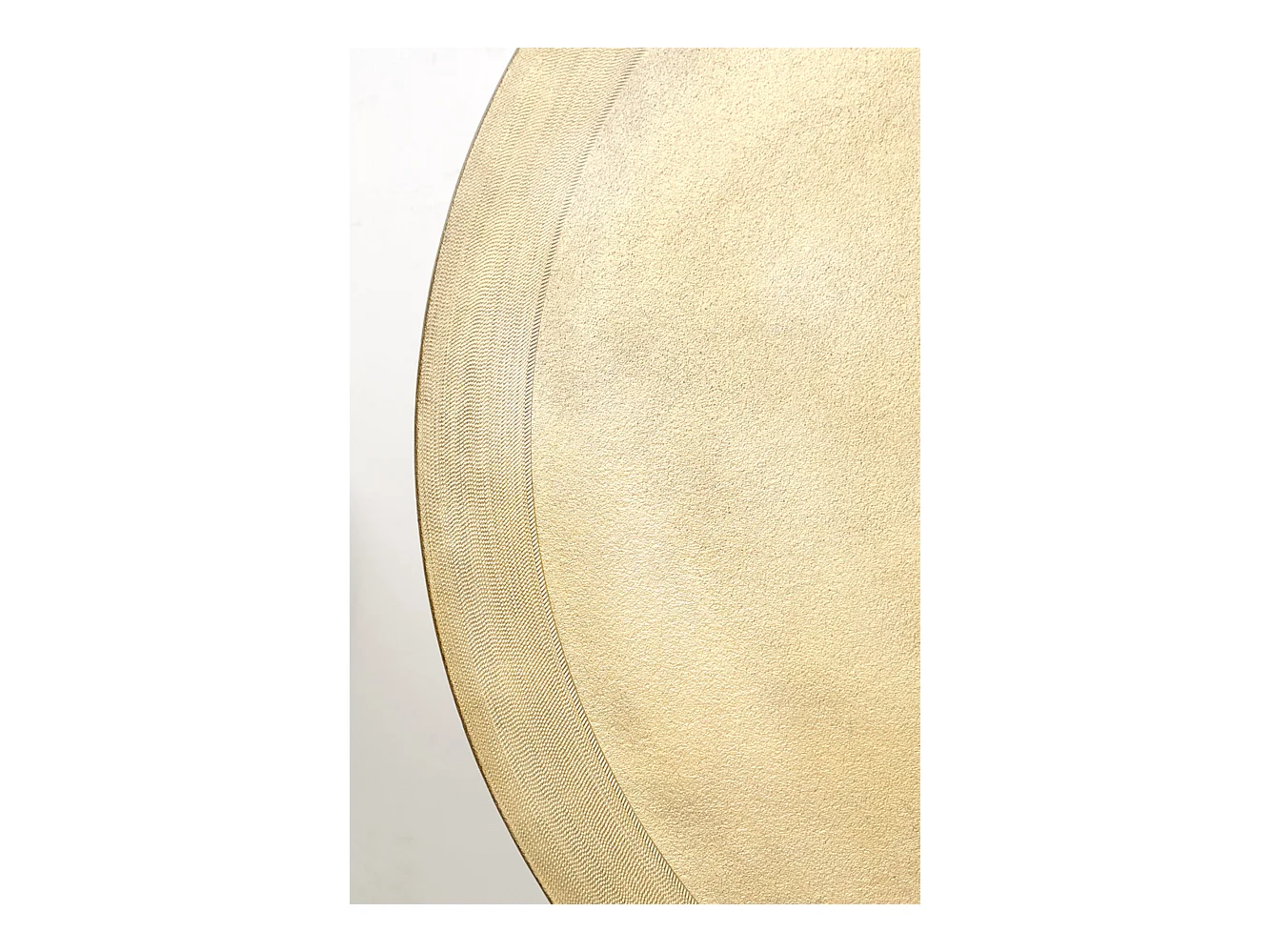 Table basse TALCA - Ø75x45cm - Doré - Lot de 2