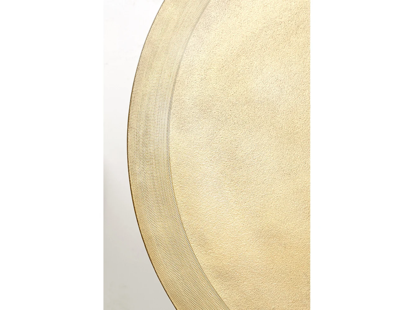 Table basse TALCA - Ø75x45cm - Doré - Lot de 2