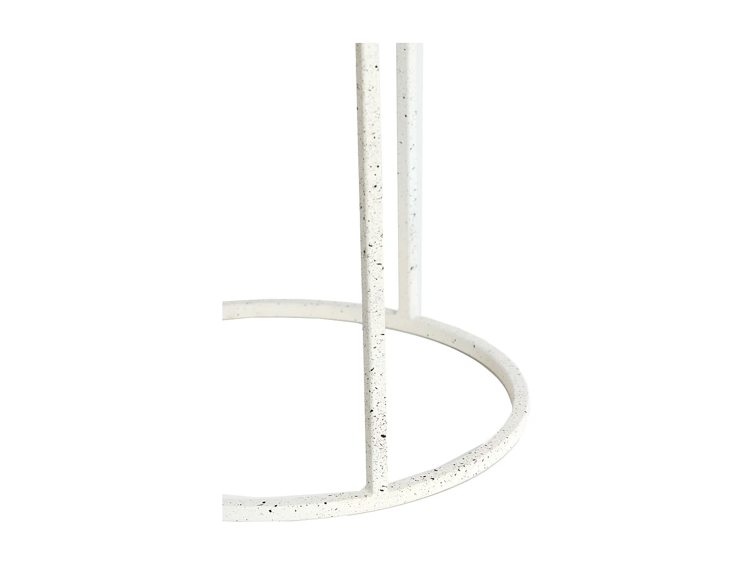 Table basse SADAR - Ø75x42cm - Blanc - Lot de 2