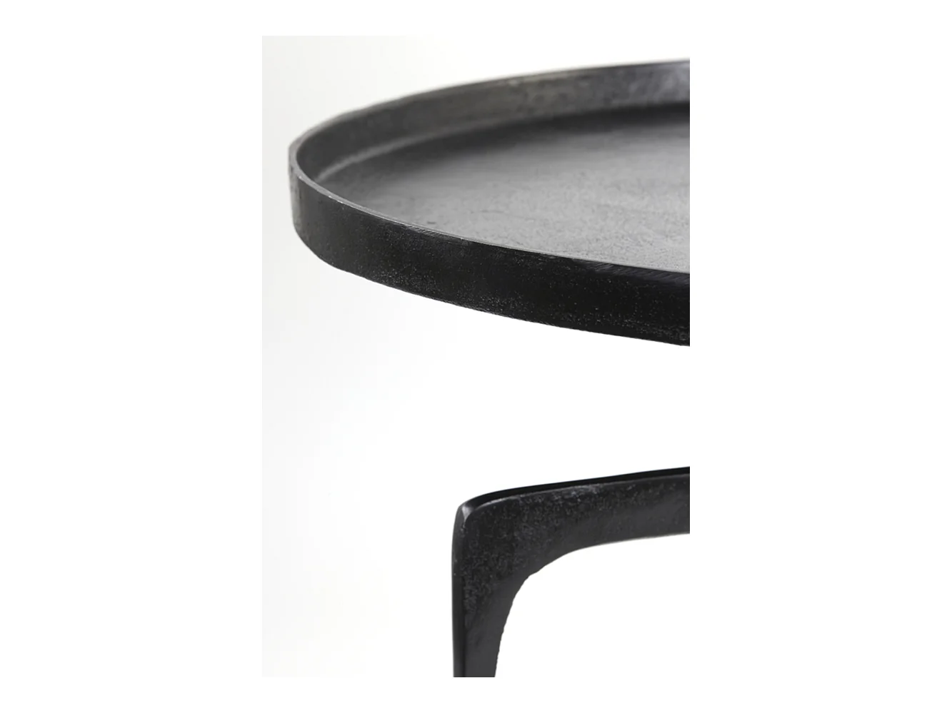 Table basse PANO - Ø75x44cm - Bronze - Lot de 2