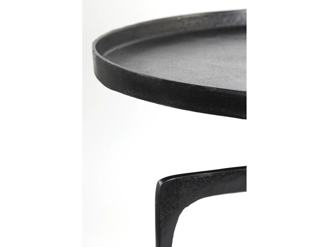 Table basse PANO - Ø75x44cm - Bronze - Lot de 2