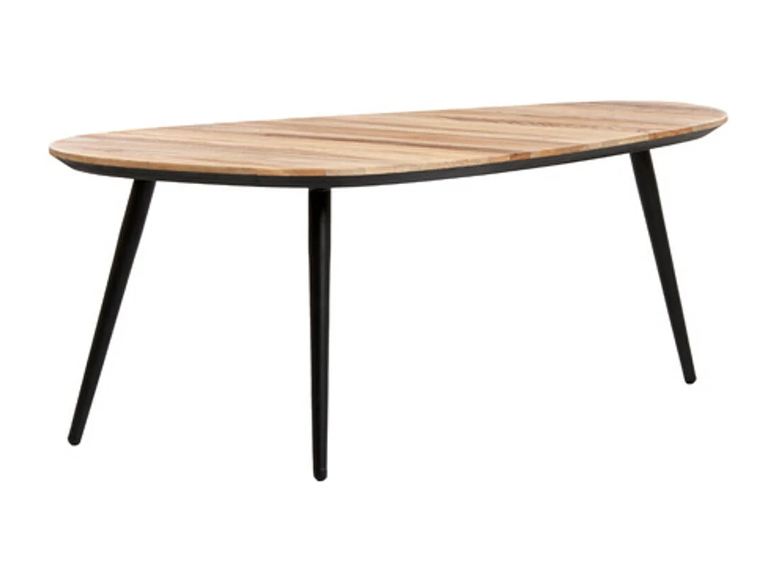 Table basse VIEJO - 84x39x39cm - Marron - Lot de 2