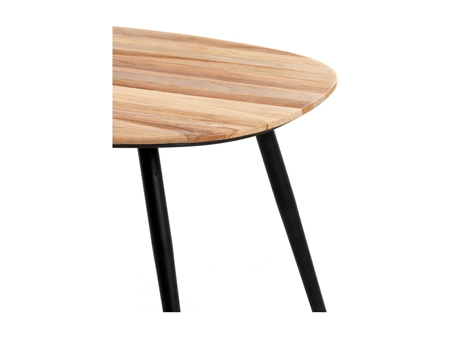 Table basse VIEJO - 84x39x39cm - Marron - Lot de 2