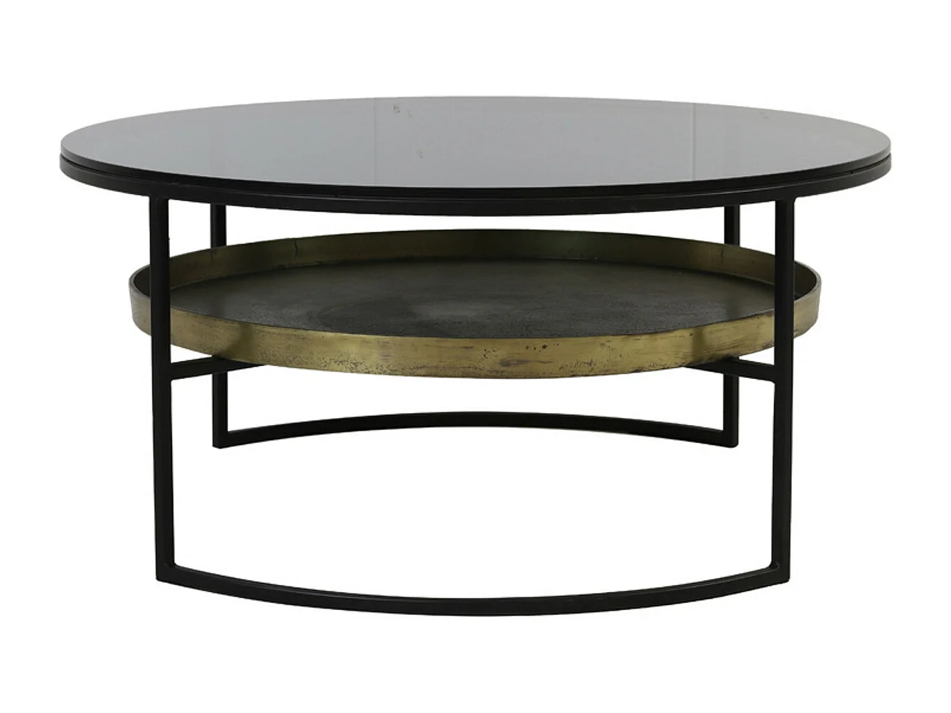 Salontafel ROWDY - Ø88x40cm - Zwart