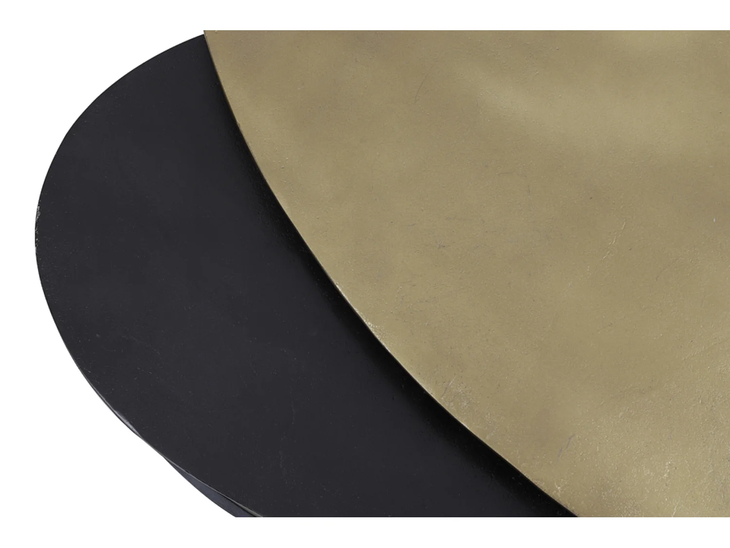 Table basse PAXSON - 103x60x40cm - Bronze - Lot de 2