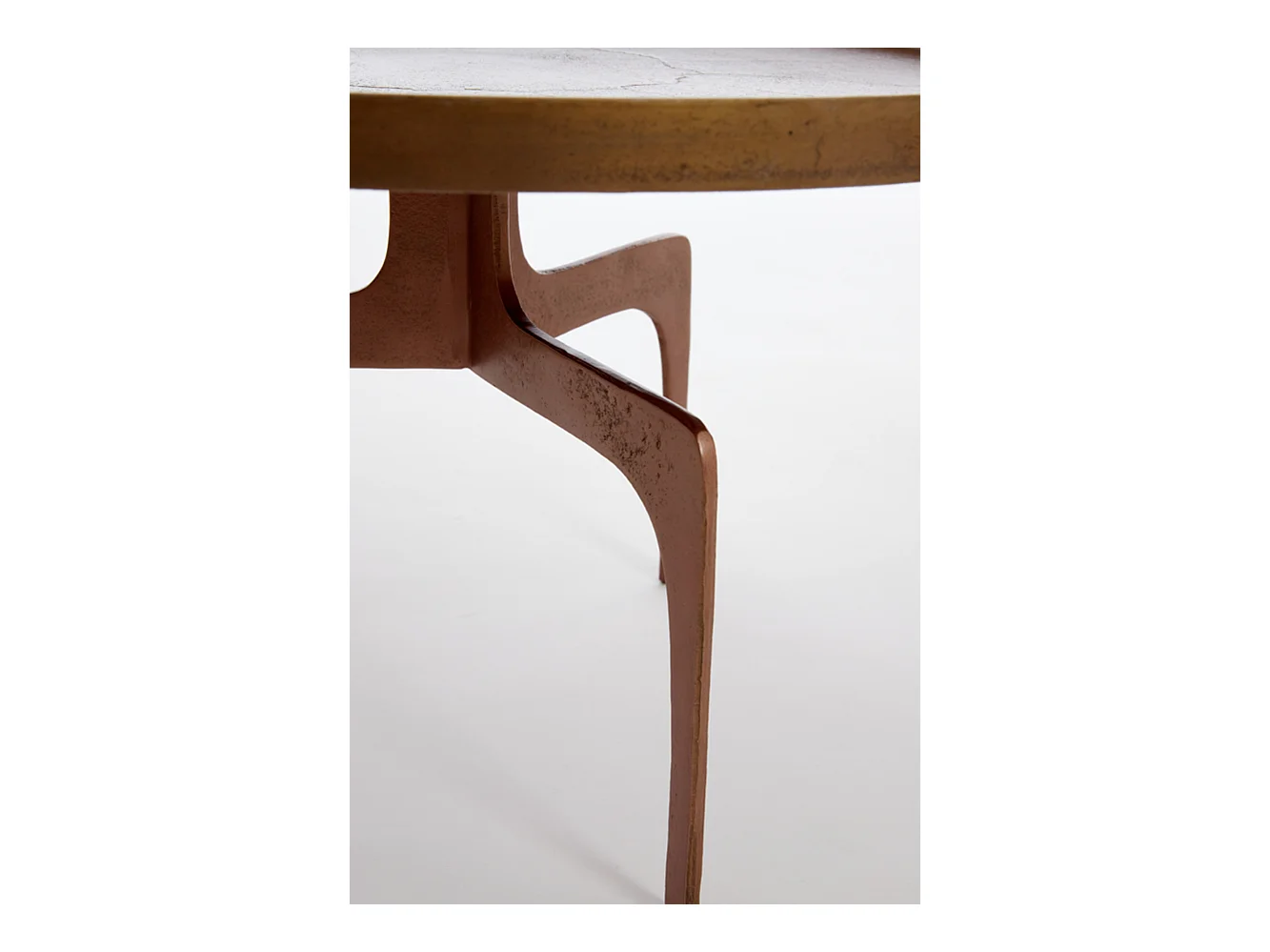 Table basse PANO - Ø75x44cm - Bronze - Lot de 2