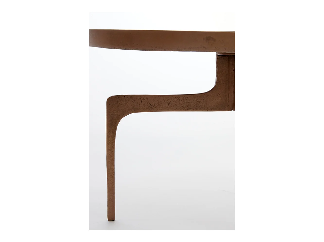 Table basse PANO - Ø75x44cm - Bronze - Lot de 2