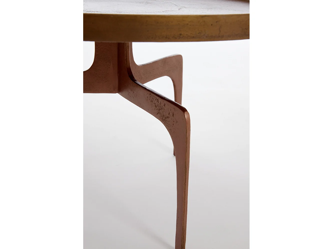 Table basse PANO - Ø75x44cm - Bronze - Lot de 2