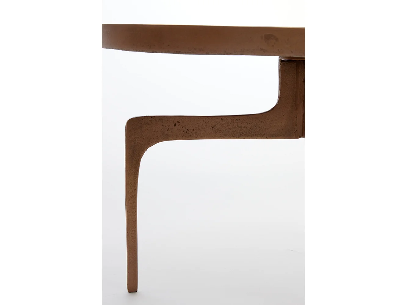 Table basse PANO - Ø75x44cm - Bronze - Lot de 2