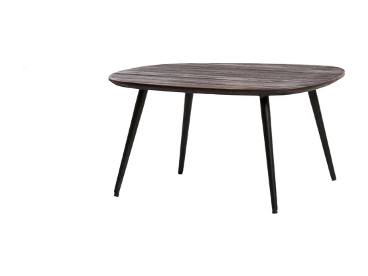 Table basse VIEJO - 62x42x38cm - Marron - Lot de 3