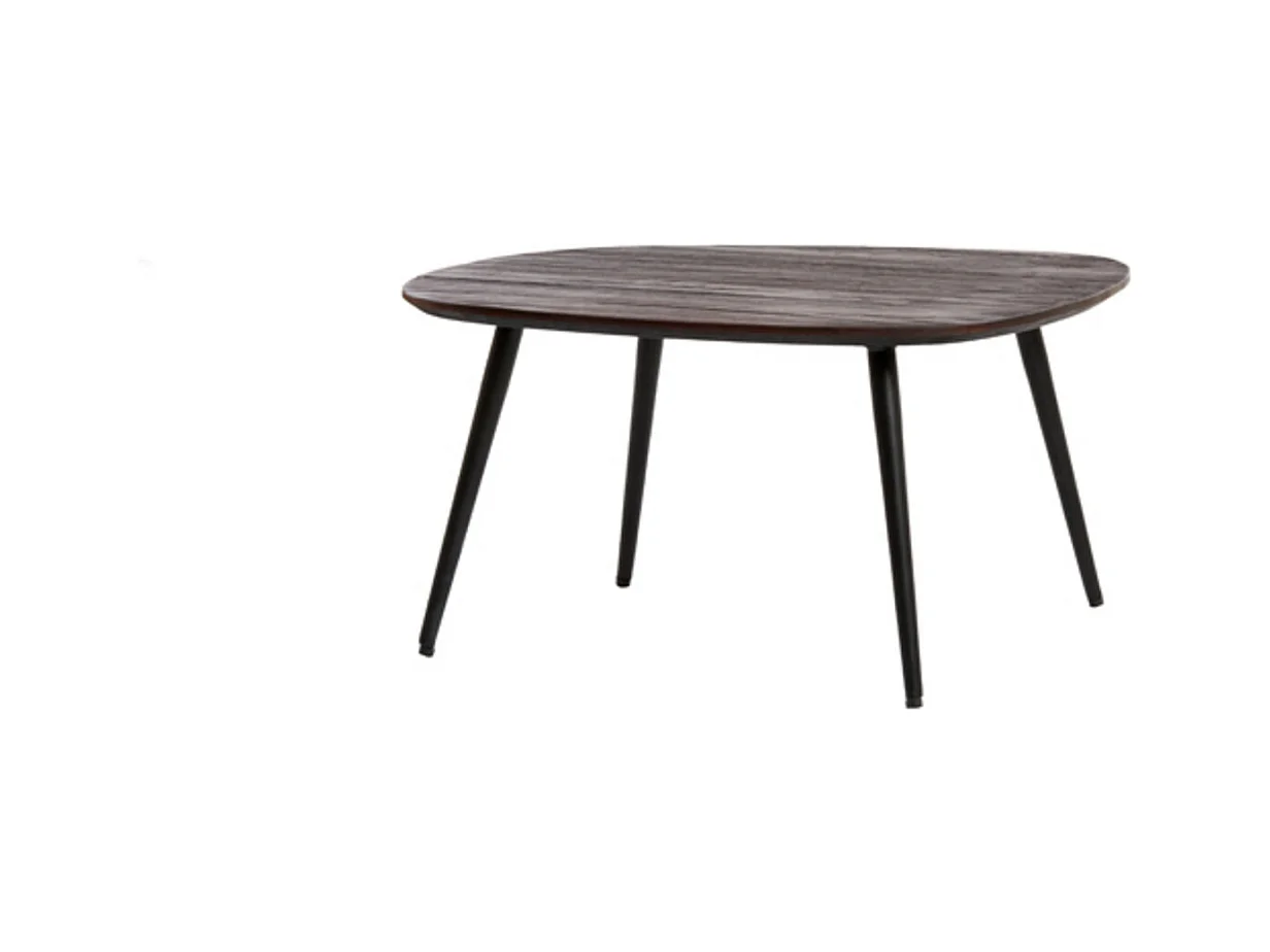 Table basse VIEJO - 62x42x38cm - Marron - Lot de 3