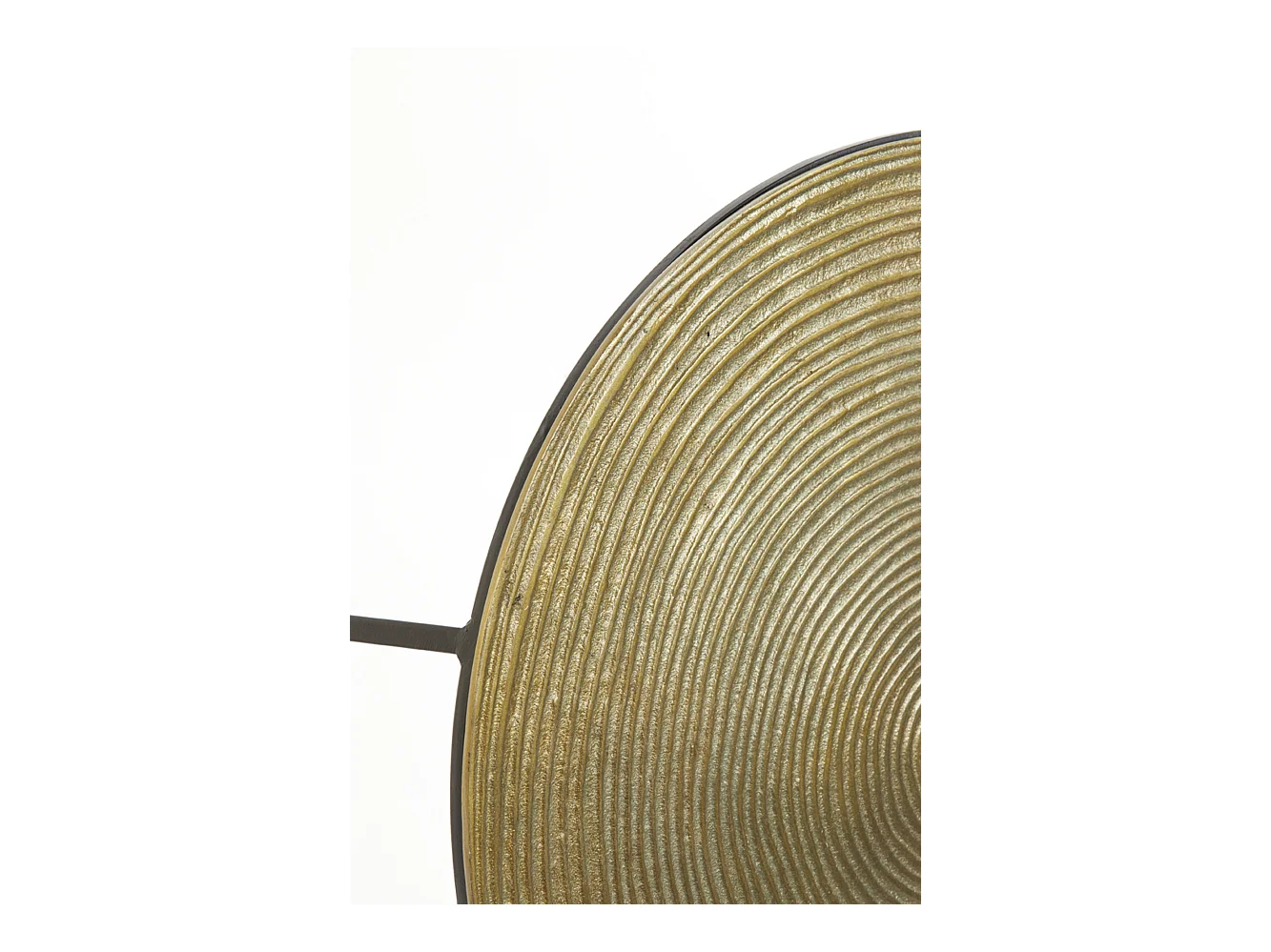 Table d'appoint TALCA - Ø49x52cm - Bronze - Lot de 2