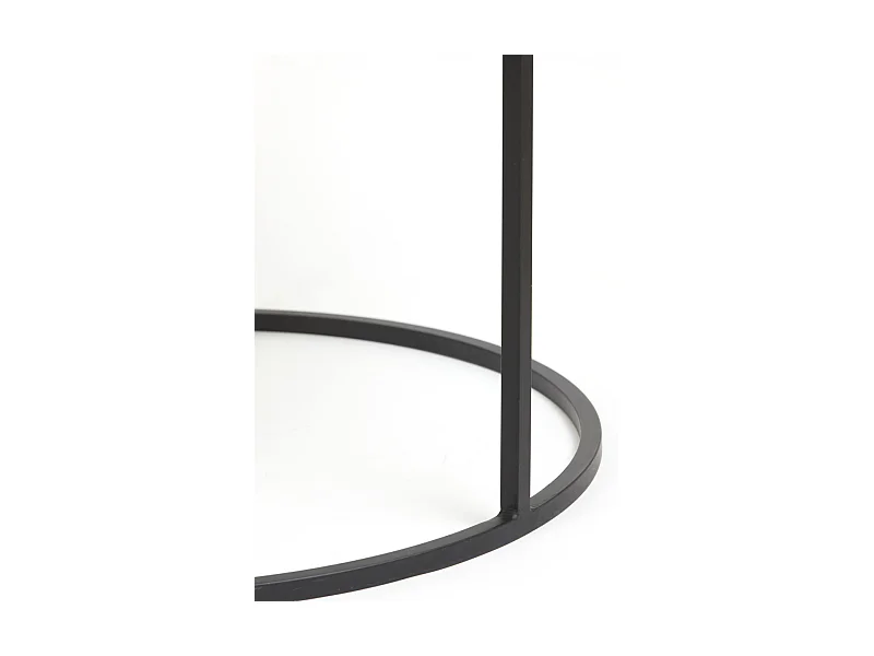 Table basse TALCA - Ø75x45cm - Argent - Lot de 2