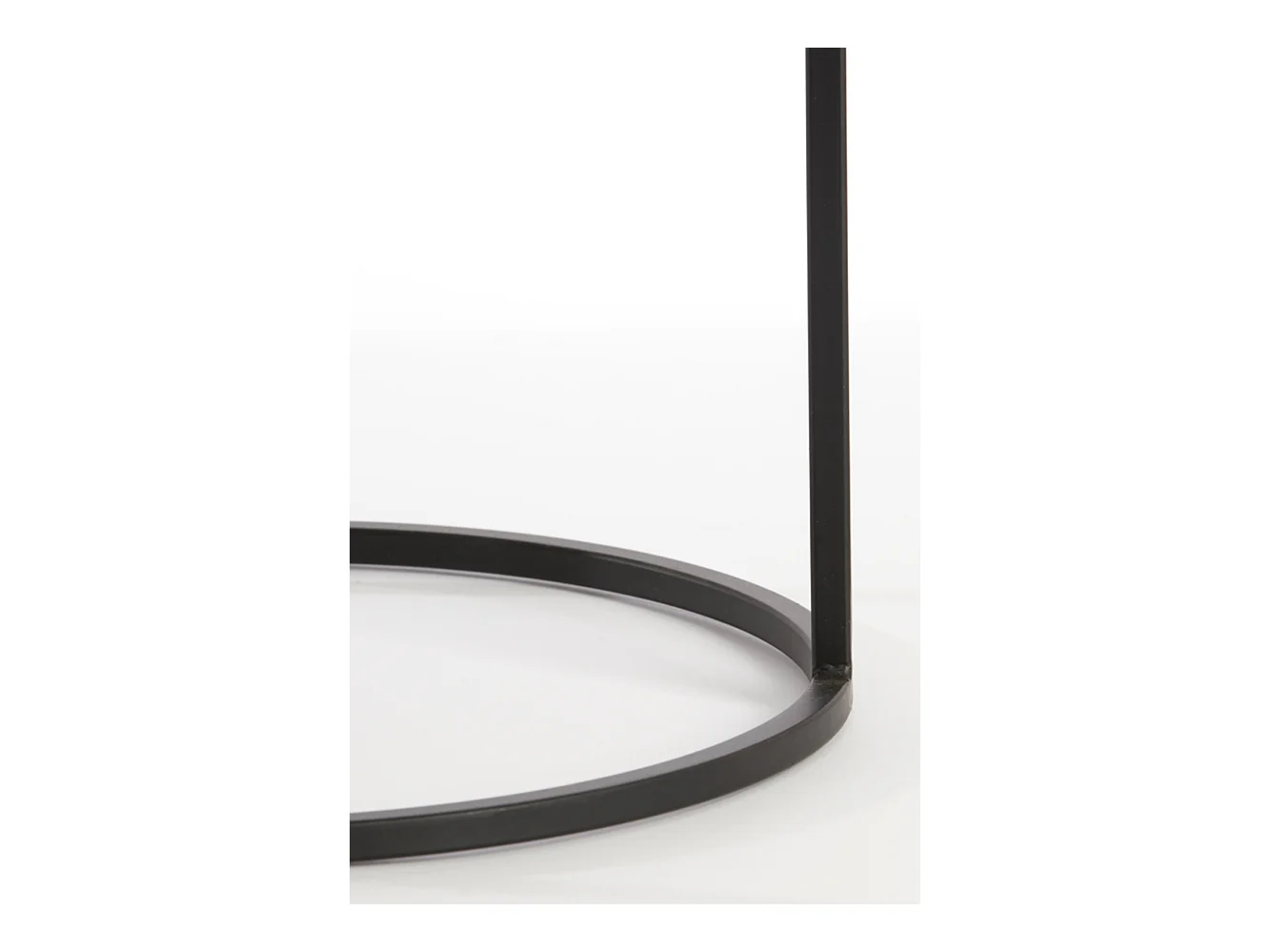 Table d'appoint TALCA - Ø49x50,5cm - Noir - Lot de 2