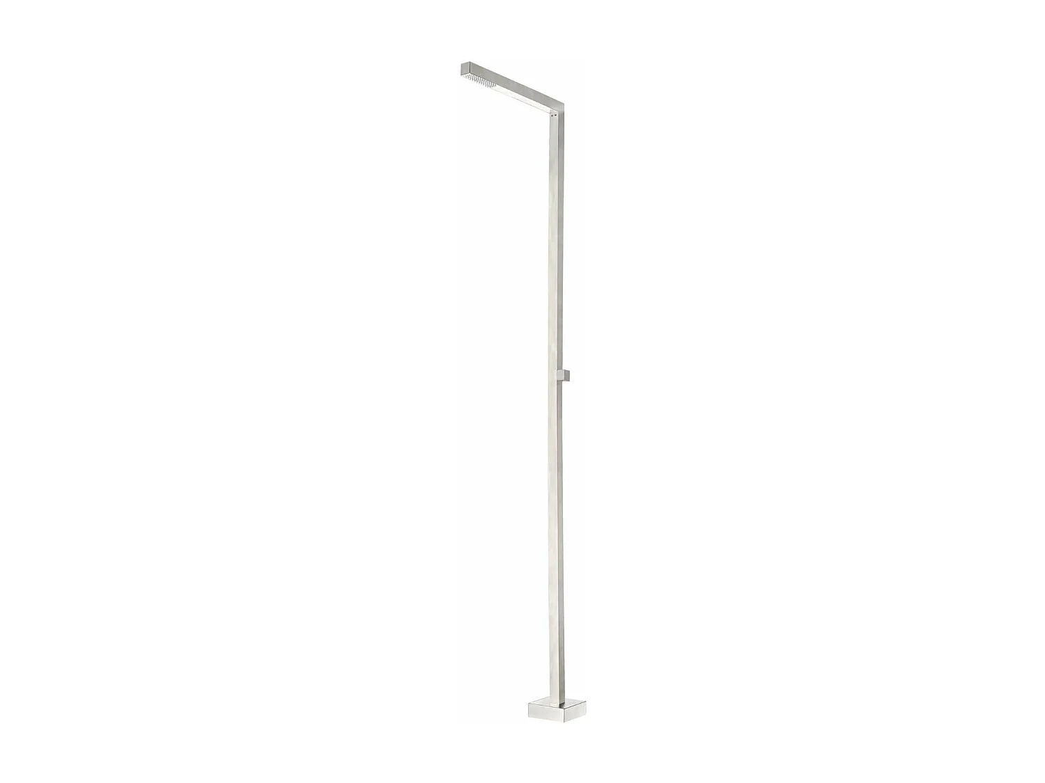 Douche de piscine Alabama en Acier Inox.S316 – Tête 40x40mm /Corps 40x40mm/H. 2,25m – Garantie 10 ans - POOLIMEX