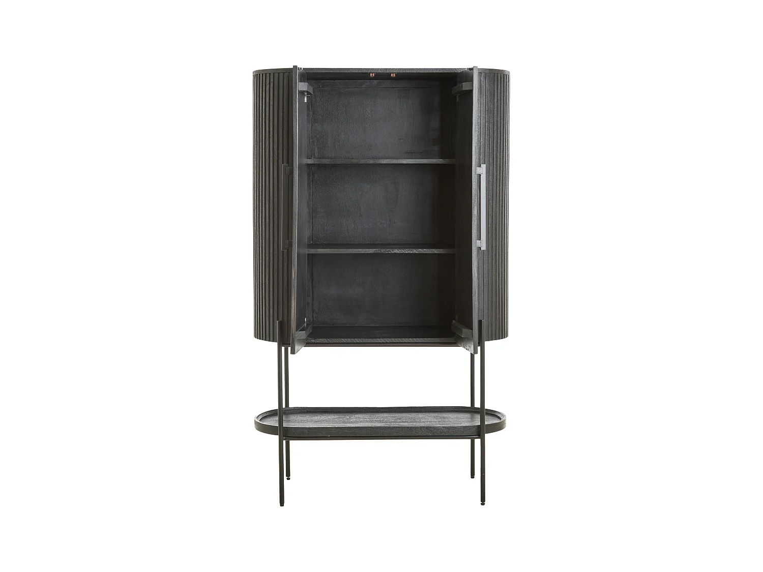 Armoire DUMOSI - 100x40x165cm - Noir
