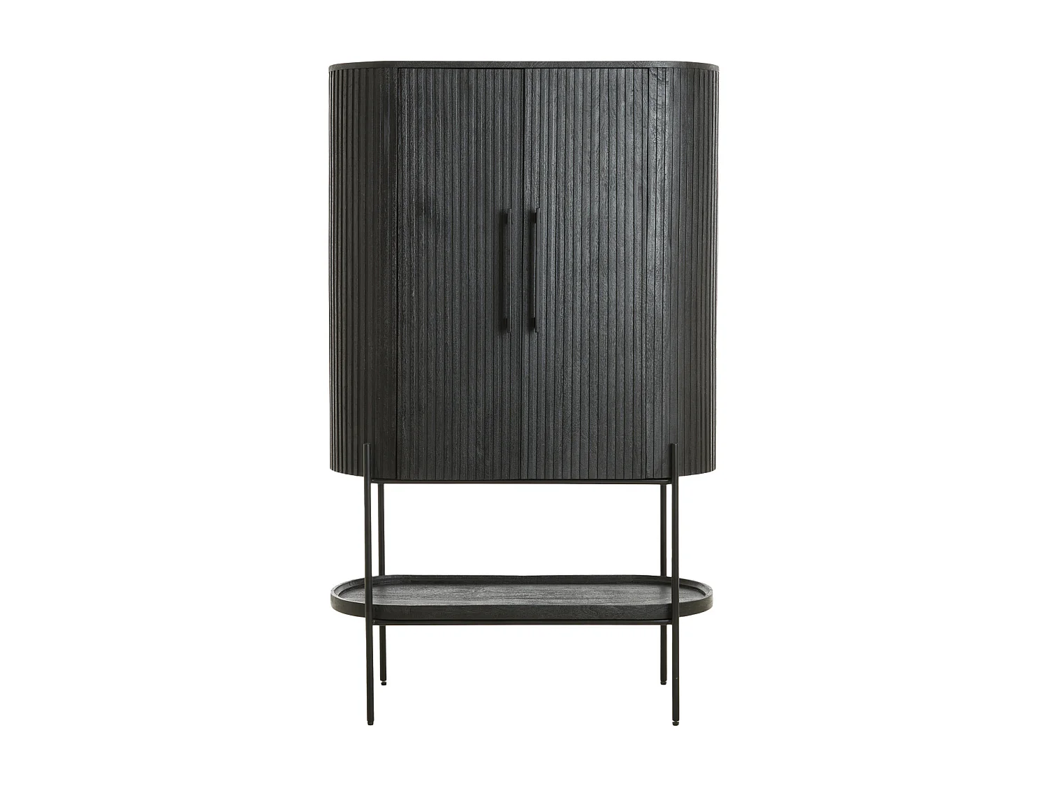 Armoire DUMOSI - 100x40x165cm - Noir
