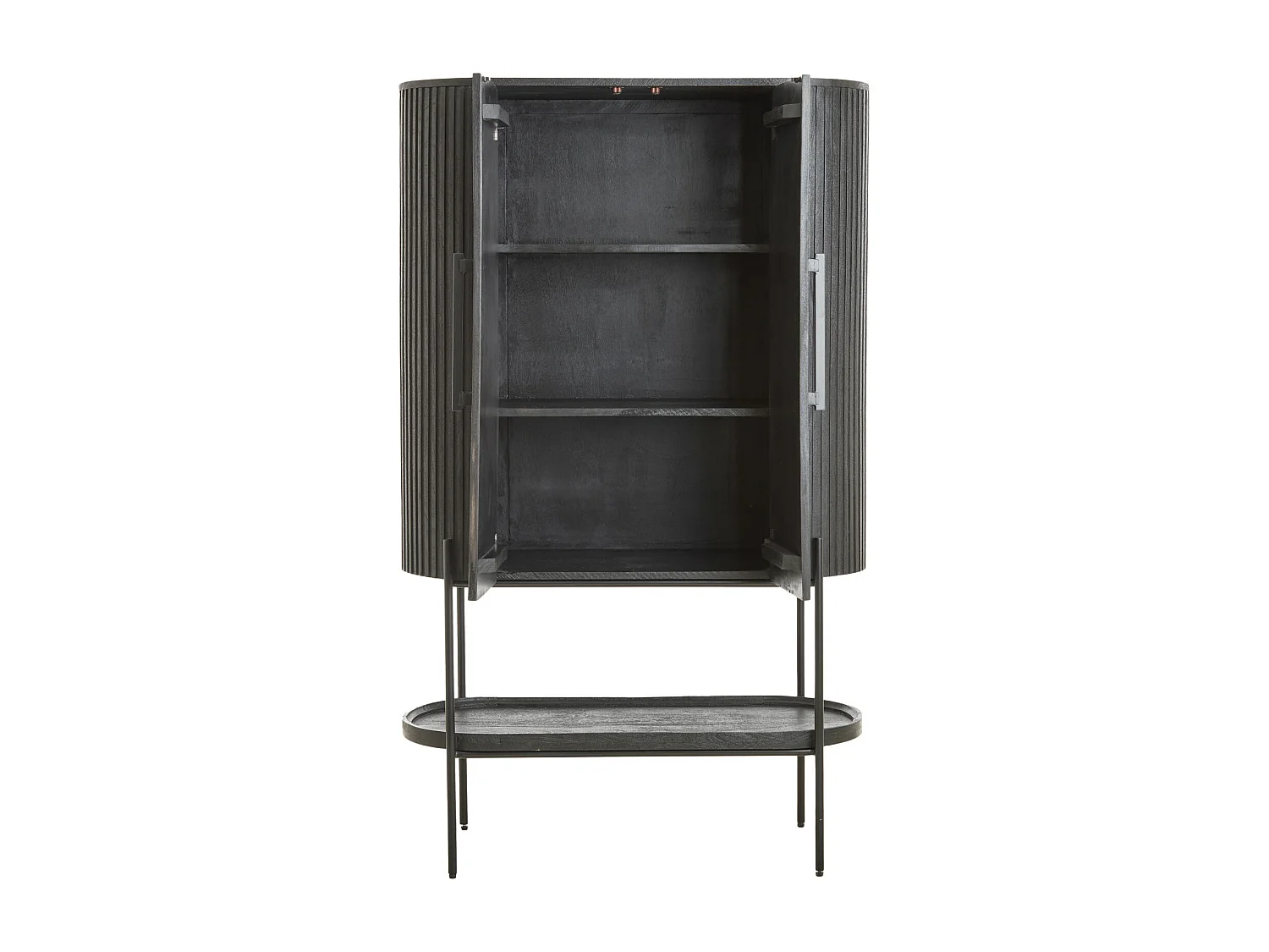 Armoire DUMOSI - 100x40x165cm - Noir