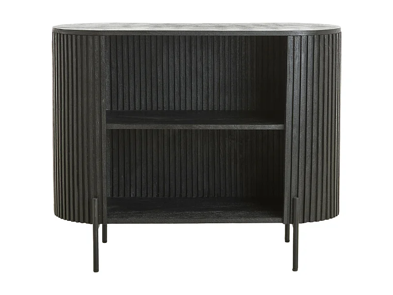 Armoire DUMOSI - 100x40x80cm - Noir