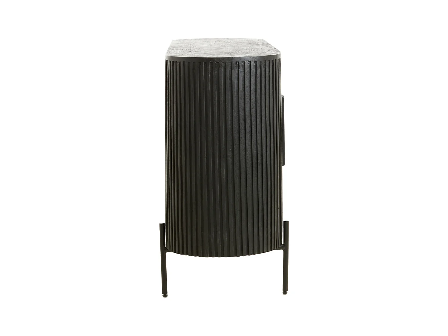 Armoire DUMOSI - 140x40x78cm - Noir