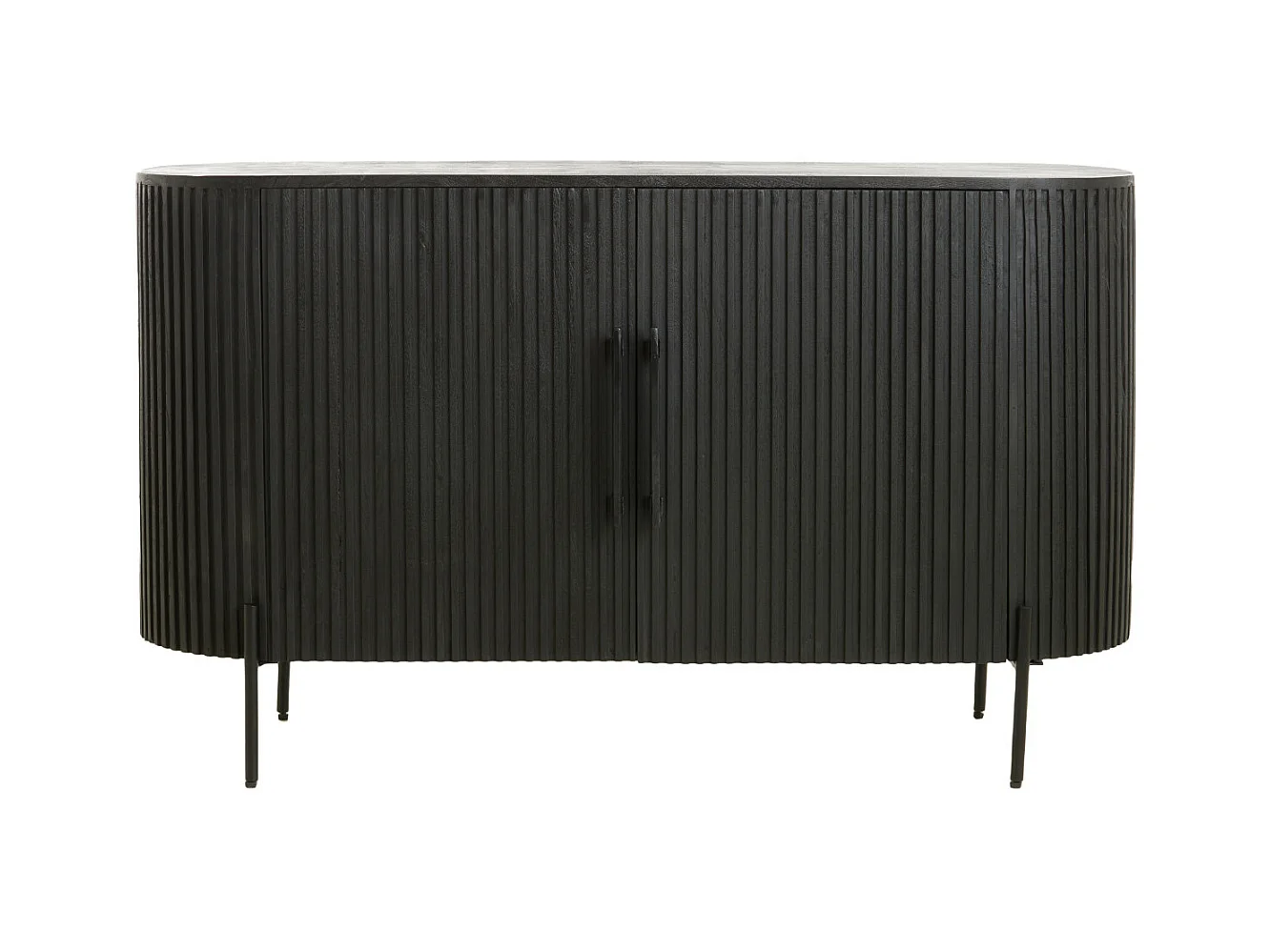 Kast DUMOSI - 140x40x78cm - Zwart