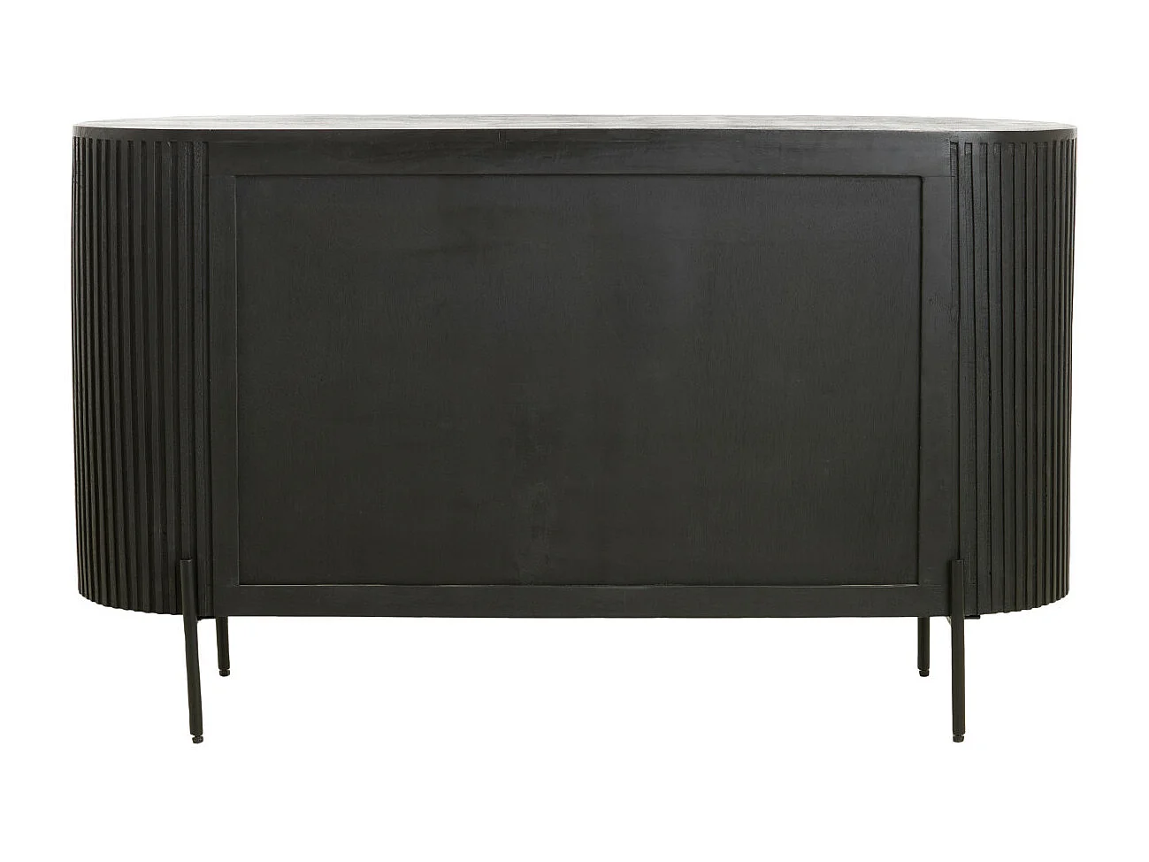 Armoire DUMOSI - 140x40x78cm - Noir