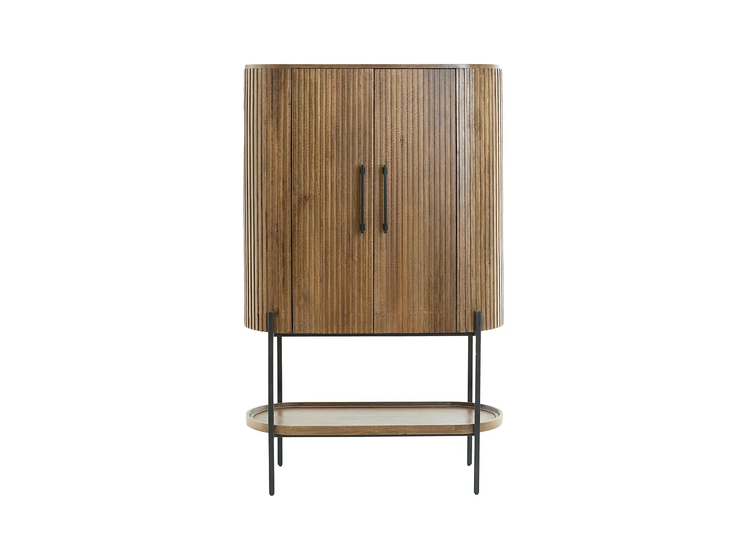 Kast DUMOSI - 100x40x165cm - Bruin